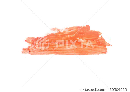 Smears of light orange color eye shadow make up 50504923