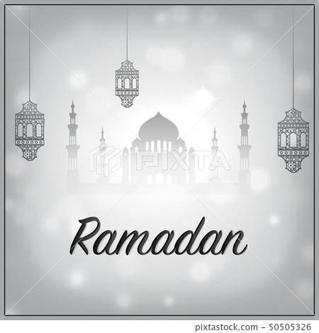 Ramadan holiday vector,Ramadan kareem on white background. 50505326