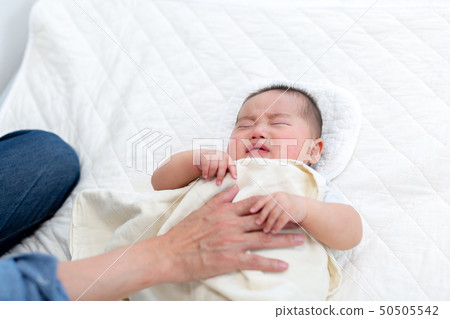 Baby's sleeping face Baby's sleeping face 50505542