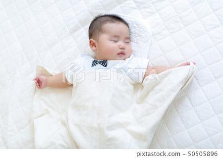 Baby's sleeping face 50505896