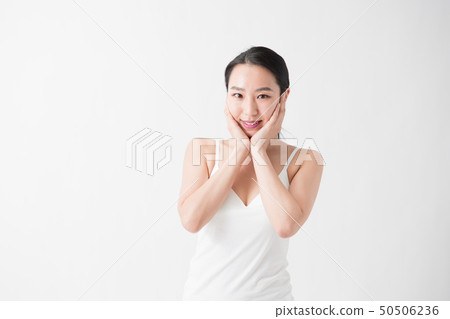 Beauty · Women · White Background 50506236