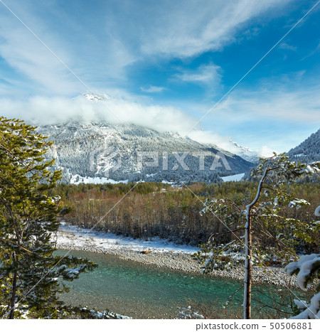 Winter mountain river, Austria,Tirol Winter mountain river, Austria,Tirol 50506881
