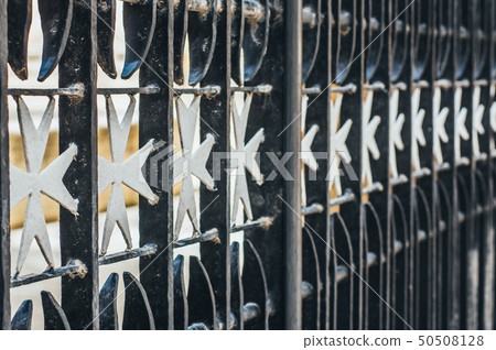 Grid of the St. John's Co-Cathedral in the center 50508128