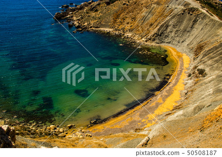 View of the Gnejna Bay from the hill View of the Gnejna Bay from the hill 50508187
