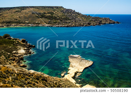 View of the Gnejna Bay from the hill 50508190