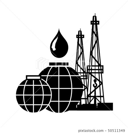 Oil And Petroleum products. Technology and industry emblem. Oil And Petroleum products. Technology and industry emblem. 50511349