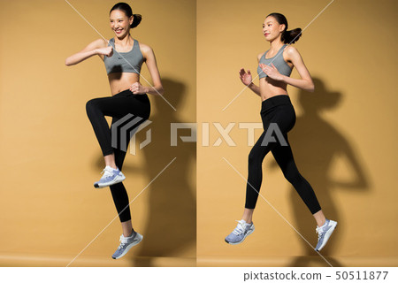 Fitness woman exercise warm up stretch arms legs Fitness woman exercise warm up stretch arms legs 50511877