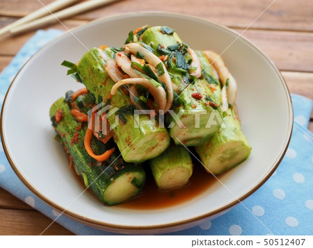 韓國食品黃瓜鯖魚，黃瓜泡菜 50512407