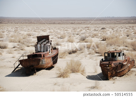 The graveyard of the Aral ship (Uzbekistan) 50514555