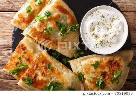 Bolani is a traditional Afghani flatbread stuffed 50519033