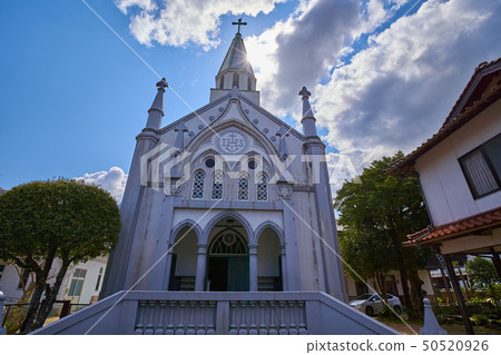 島根的Tsuwano天主教堂（San-in的小京都）Tsuwano Town Tonomachi Street 50520926