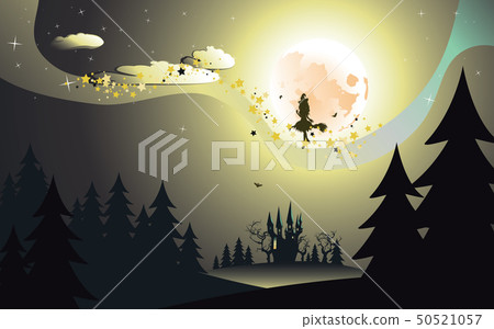 Flying Witch in the Woods 50521057