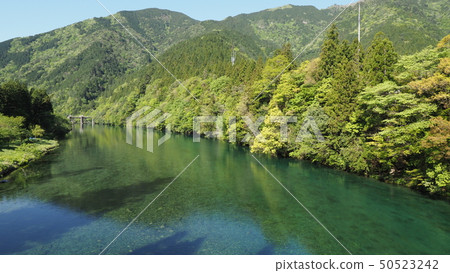 Fresh green Itatorikawa Shiratani Dam 50523242