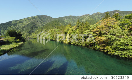 Fresh green Itatorikawa Shiratani Dam 50523249