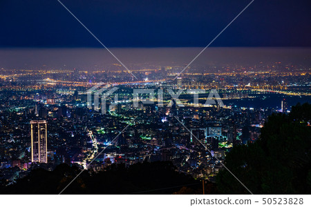 從Mt.陽明台灣的夜視圖 50523828