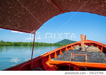 Tourist Sea Boat inside travel in the Nature 50525760