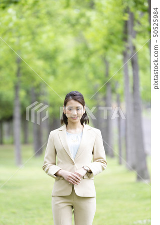 Business woman outdoors Business woman outdoors 50525984