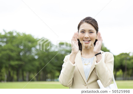 Business woman outdoors Business woman outdoors 50525998