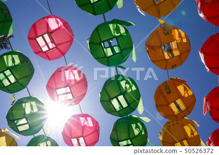 Lanterns, Buddhism, Buddha birthday 50526372