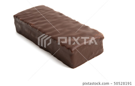 chocolate sponge cake with milk souffle 50528191