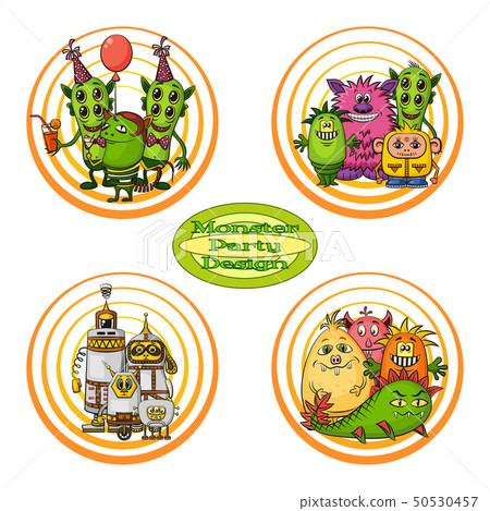 Cartoon Monsters Set 50530457