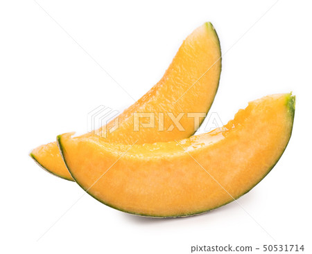 Gourd and watermelon Fruit and fruit cutting slices fruit cantaloupe slice Melon luxury slice 50531714