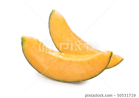 Gourd and watermelon Fruit and fruit cutting slices fruit cantaloupe slice Melon luxury slice 50531719