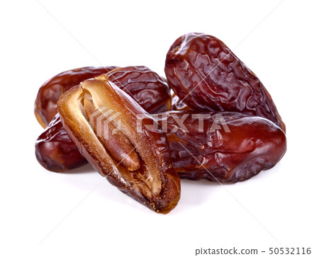 Dates Palm fruit isolated on white background Dates Palm fruit isolated on white background 50532116