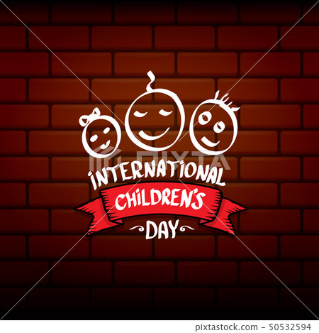 1 june international childrens day background. Children day label or greeting card. kids day poster 50532594