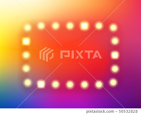 Abstract color trendy background with illumination 50532828