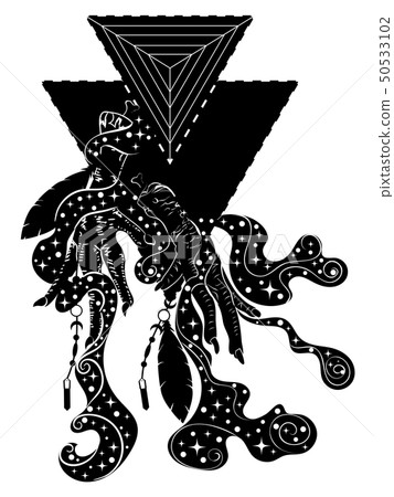 Black chicken legs 50533102