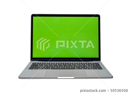 Modern laptop isolated on the white background Modern laptop isolated on the white background 50536508