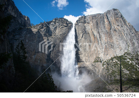 yosemite upper fall from trail, early May 2019 50536724