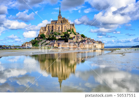 Le Mont-Saint-Michel island, Normandy, France Le Mont-Saint-Michel island, Normandy, France 50537551