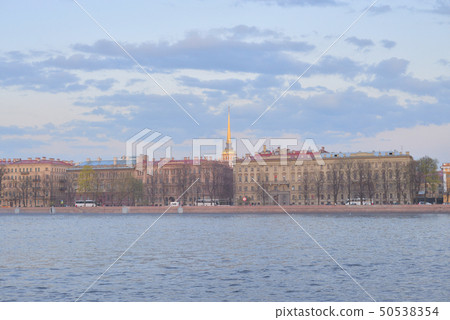 Admiralty embankment in St.Petersburg. Admiralty embankment in St.Petersburg. 50538354