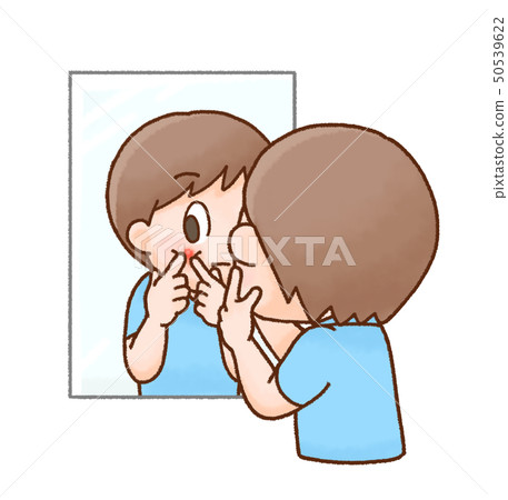 粉碎痤瘡的插圖 50539622