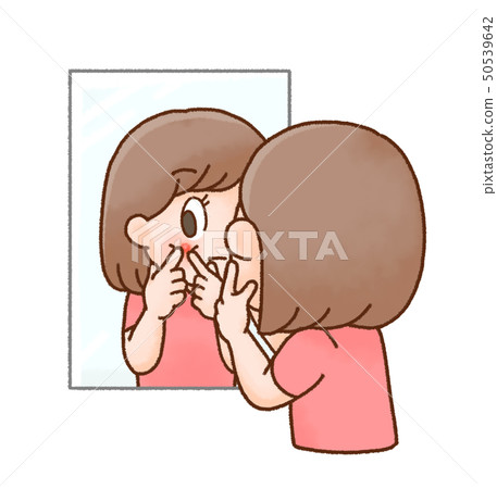 Illustration that kills acne Illustration that kills acne 50539642