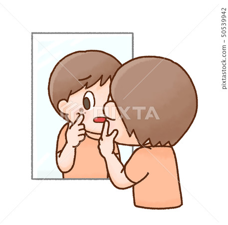 Illustration of skin trouble 50539942