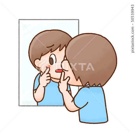 Illustration of skin trouble 50539943