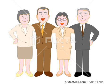 Seniors who work well. 50541704