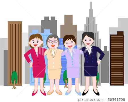 Good businesswomen in teamwork. 50541706