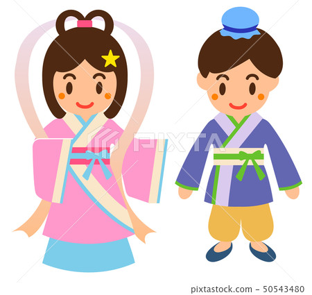 Weaving Princess and Hikoboshi Tanabata Weaving Princess and Hikoboshi Tanabata 50543480