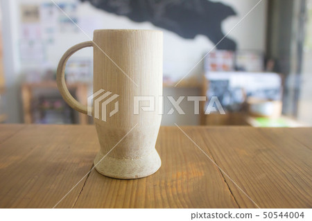 clean bamboo cup make by bamboo natural glass in A clean bamboo cup make by bamboo natural glass in A 50544004
