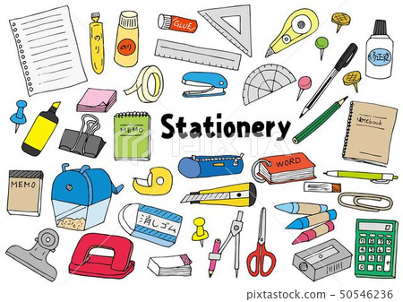 stationery illustration download