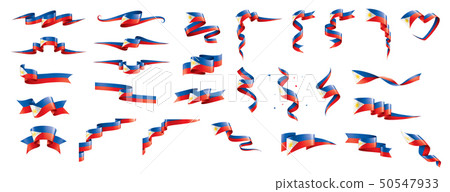 Philippines flag, vector illustration on a white background Philippines flag, vector illustration on a white background 50547933