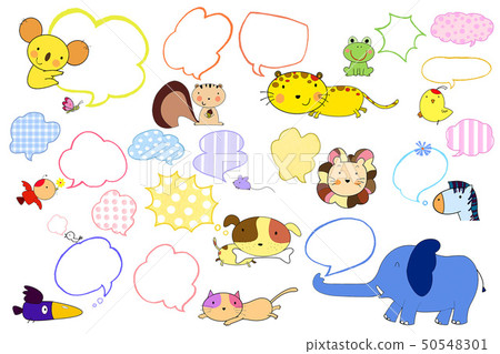 Animal speech bubble 50548301