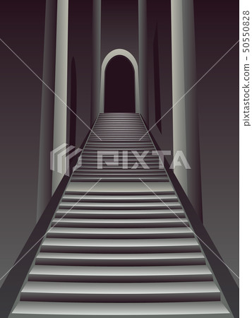 Gothic Stairs Interior 50550828