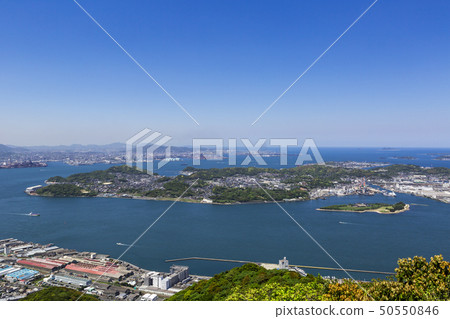 從風側看,Mayu清澈的Kanmon海峽,Soryu島,Hikoshima島和日本海 從風側看,Mayu清澈的Kanmon海峽,Soryu島,Hikoshima島和日本海 50550846