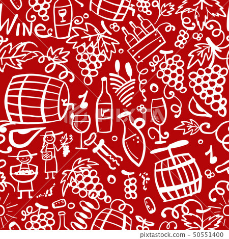Winery, seamless pattern for your design Winery, seamless pattern for your design 50551400