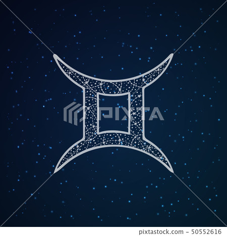 Gemini zodiac sign. - Stock Illustration [50552616] - PIXTA